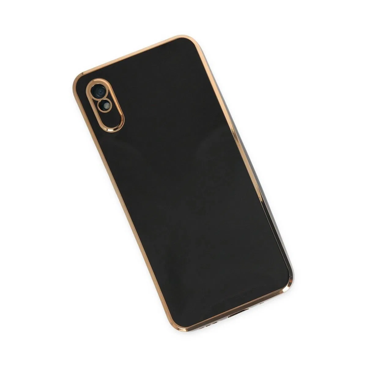 Xiaomi Redmi 9a Kılıf Volet Silikon - Siyah görsel 2