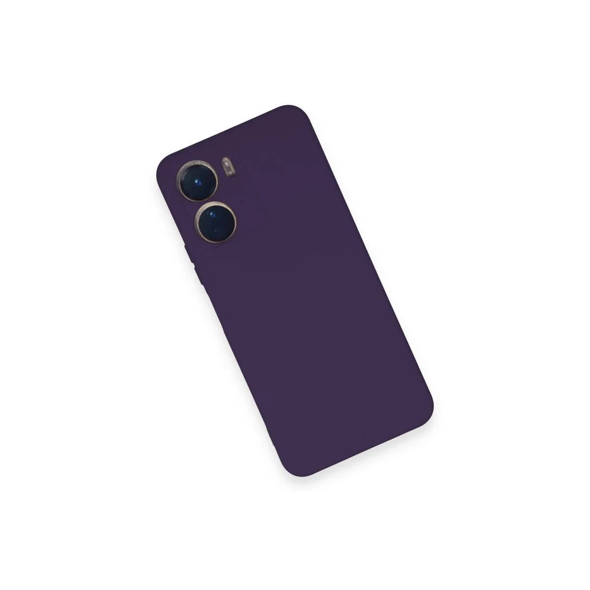 Vivo Y16 Kılıf Nano İçi Kadife Silikon - Mor görsel 3