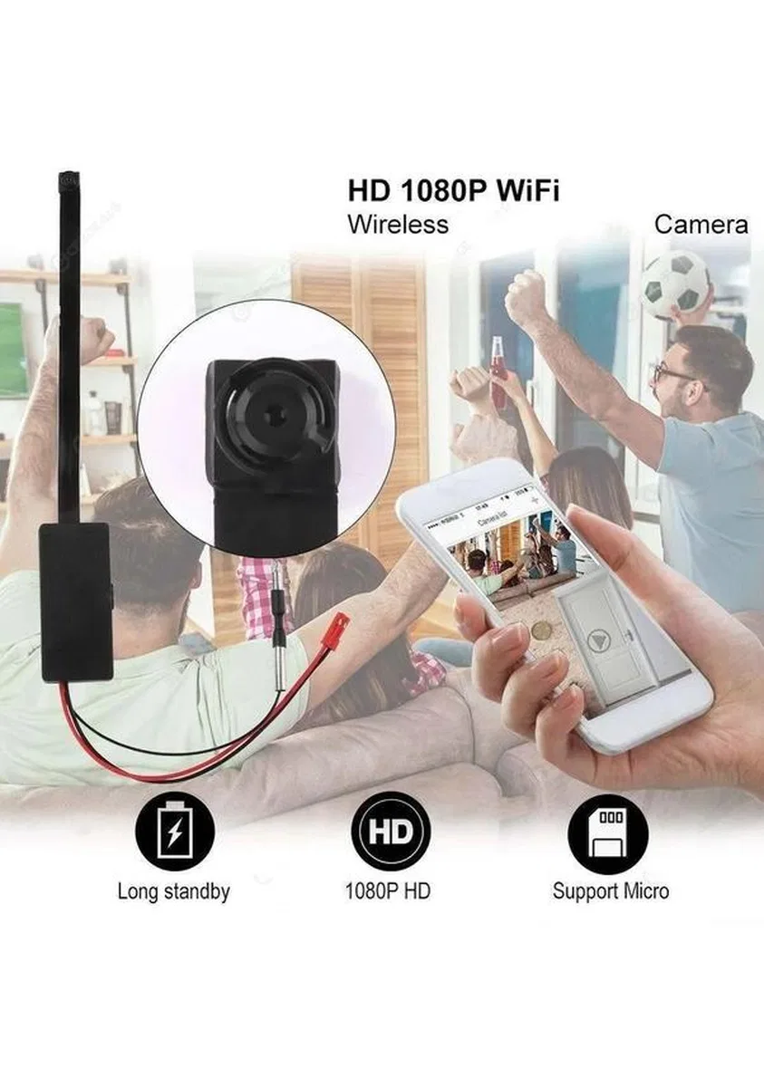 1080p Ip Modül Full Hd Wifi Kamera Güvenlik Bakıcı Kamerası görsel 4