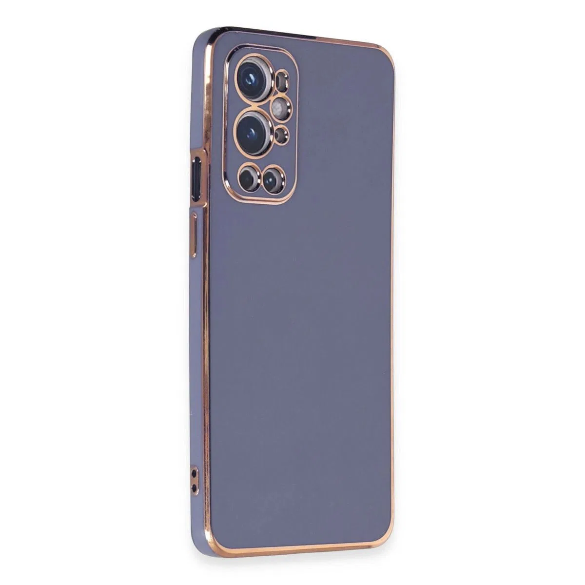 One Plus 9 Pro Kılıf Volet Silikon - Mavi görsel 2