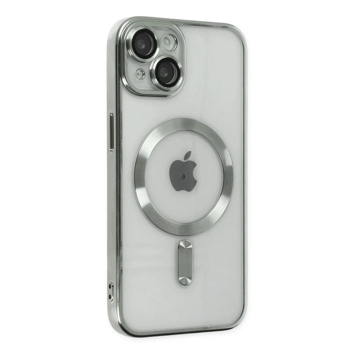 Apple İphone 14 Kılıf Kross Magneticsafe Kapak - Gümüş görsel 2