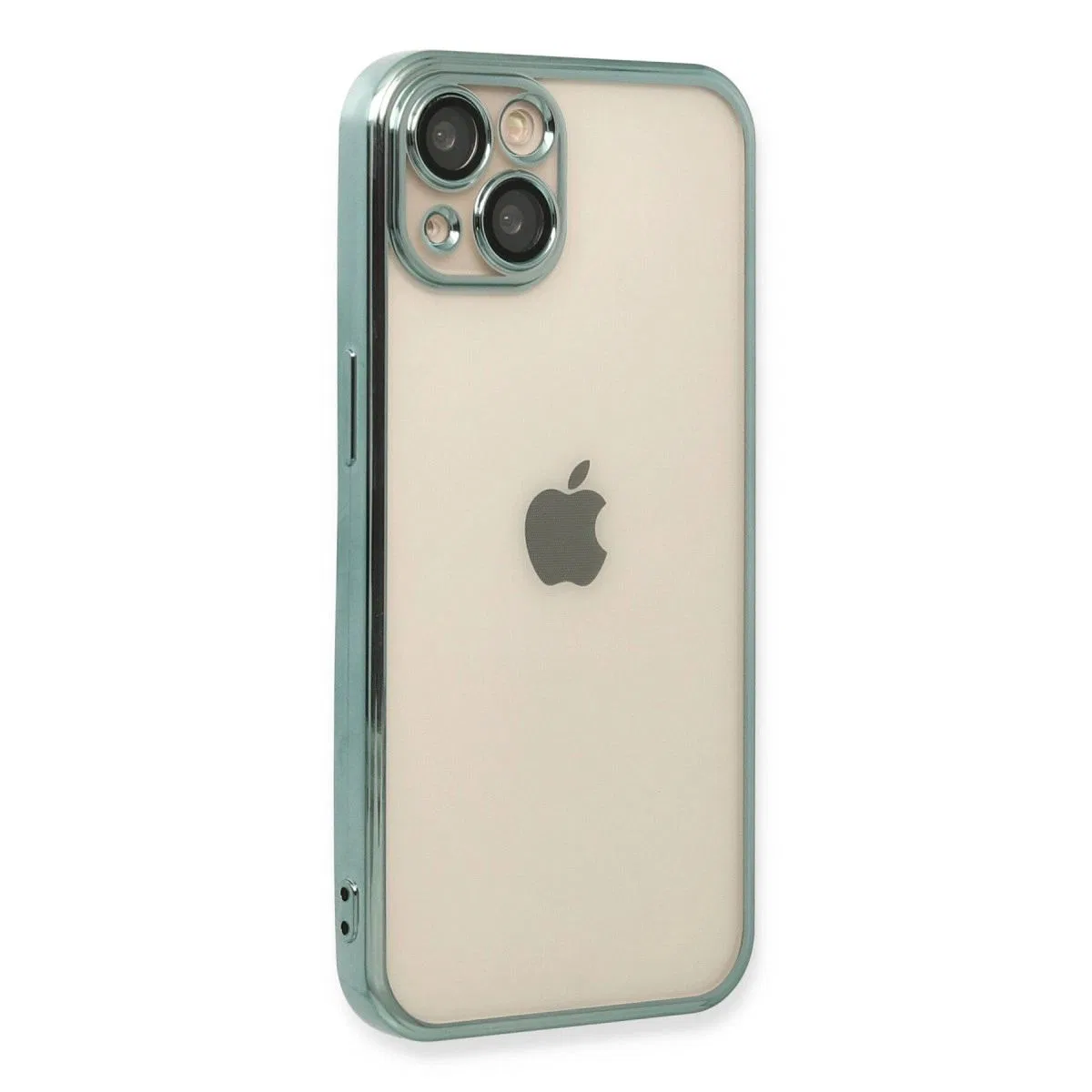 Apple İphone 13 Kılıf Razer Lensli Silikon - Yeşil görsel 3