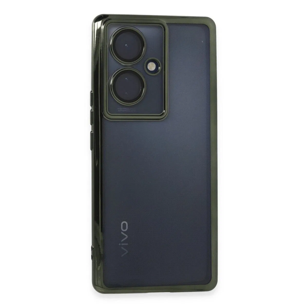 Vivo V29 Lite Kılıf Razer Lensli Silikon - Yeşil