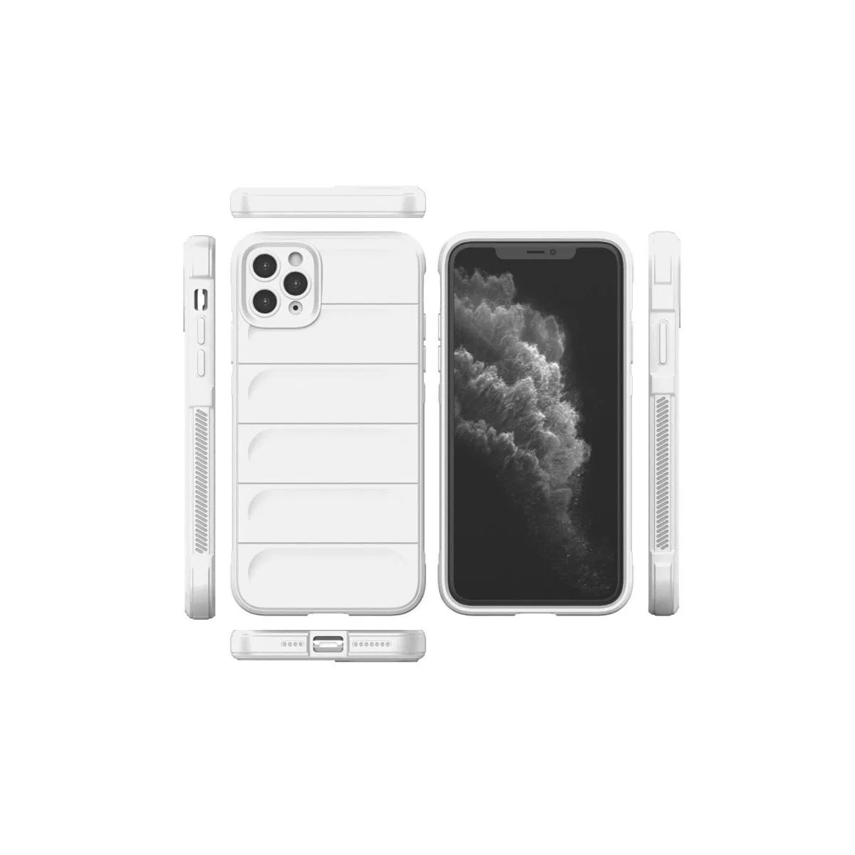 Apple İphone 11 Pro Kılıf Optimum Silikon - Krem görsel 3