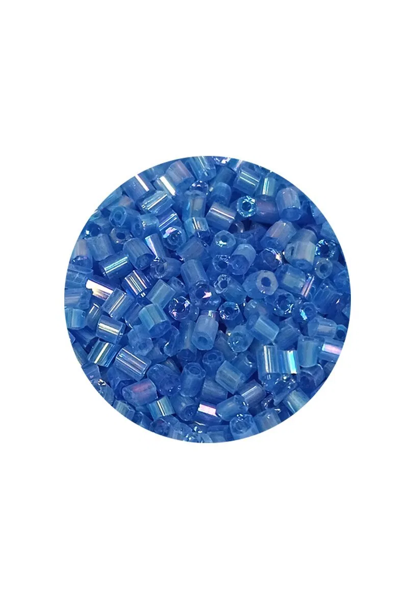 Kesme Cam Boncuk 2mm - 60 Gram - Şeffaf Mavi - BNC374 görsel 2