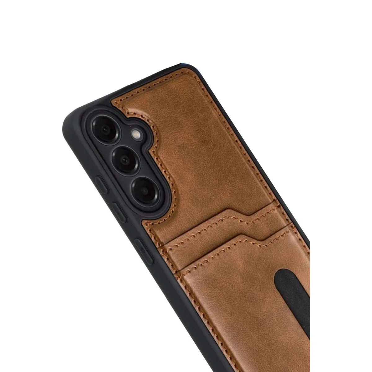 Samsung Galaxy A17 5g Sara Kartvizitli Deri Kılıf - Taba görsel 3