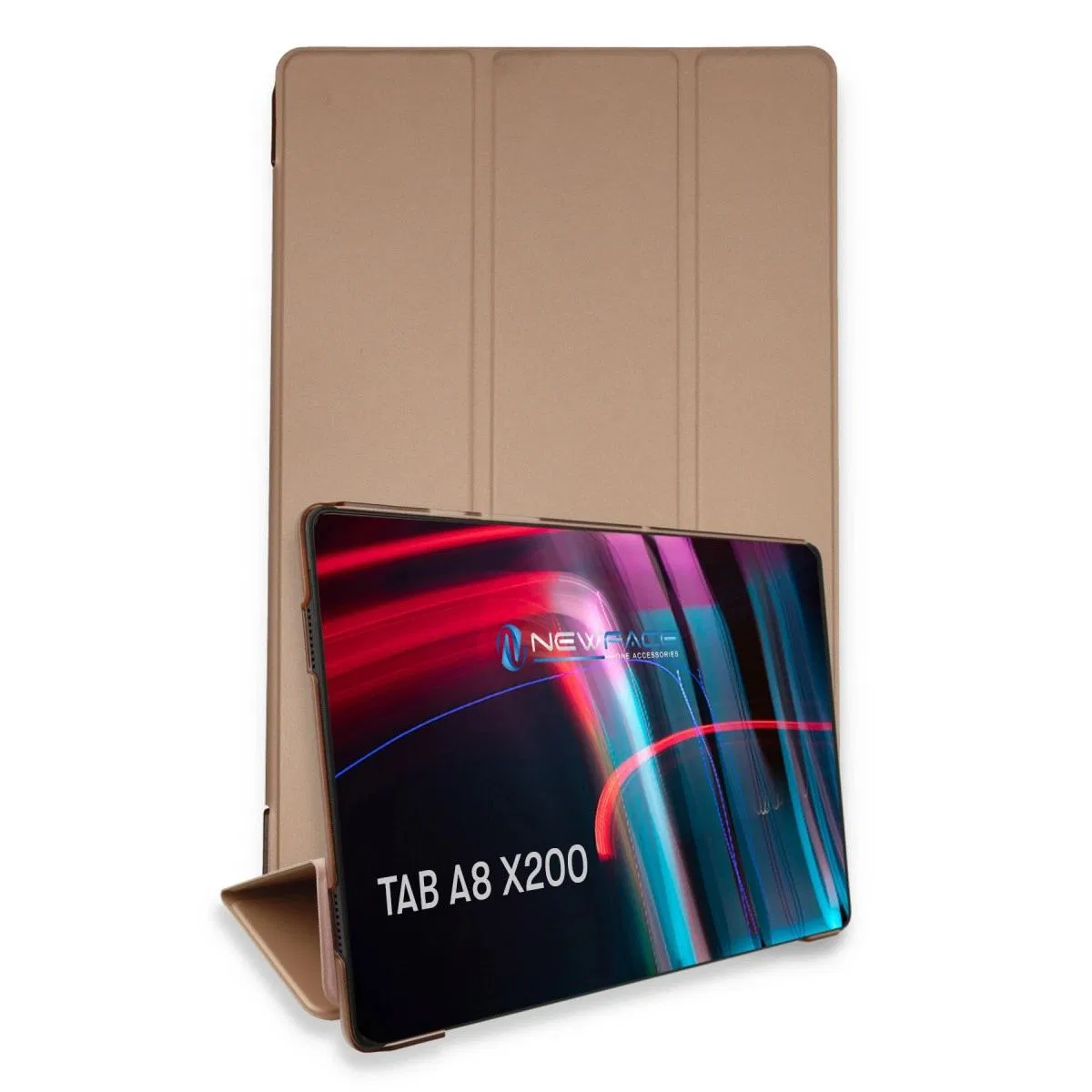 Samsung Galaxy X200 Tab A8 10. 5 Kılıf Tablet Smart Kılıf - Rose Gold