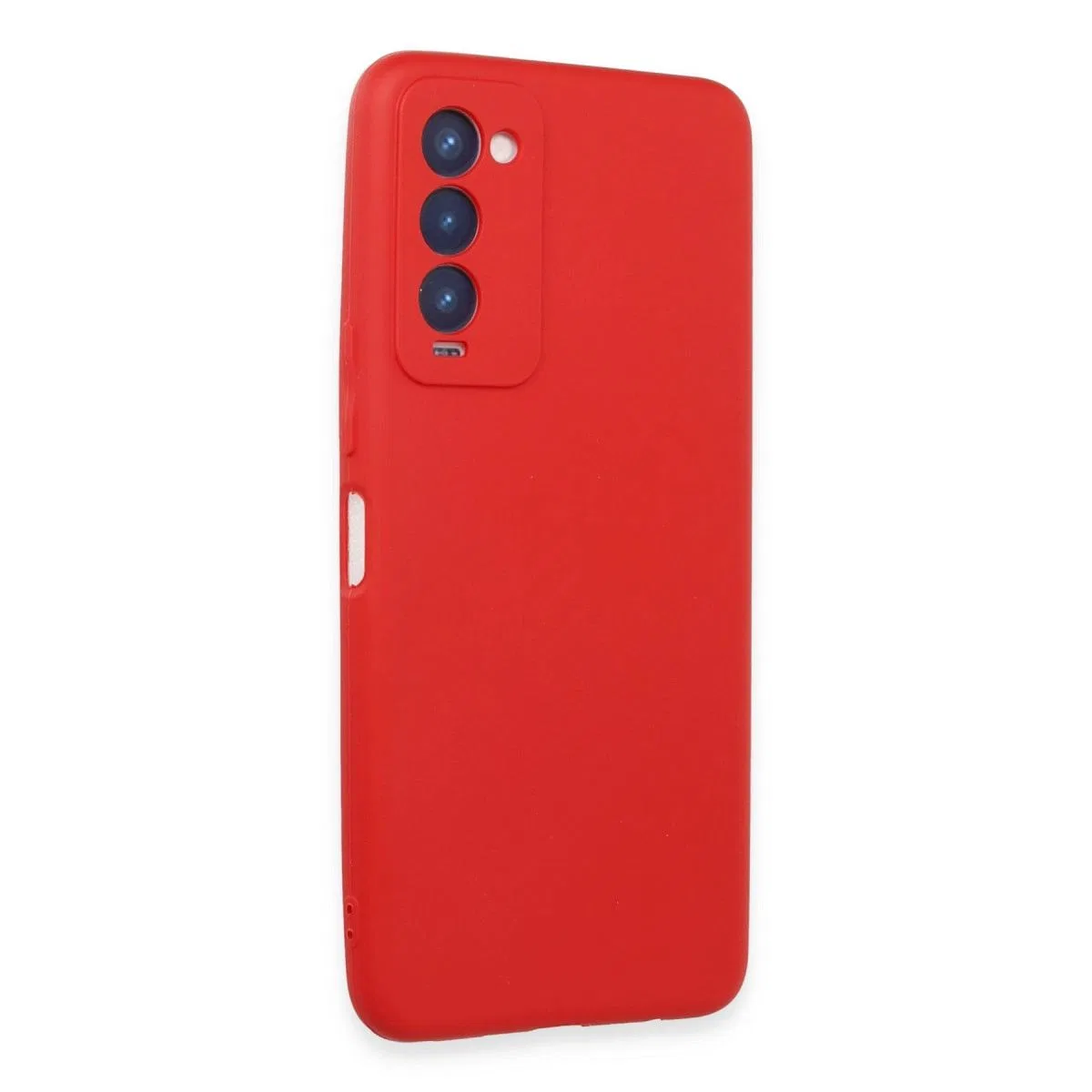 Tecno Camon 18 Kılıf First Silikon - Kırmızı görsel 2