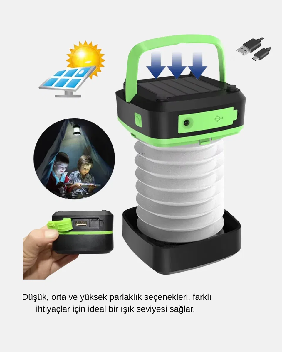 Taşınabilir Şarjlı LED Lamba – Dokunmatik Kontrol, Üç Kademeli Işık ve Uzun Ömürlü Pil Performansı görsel 2