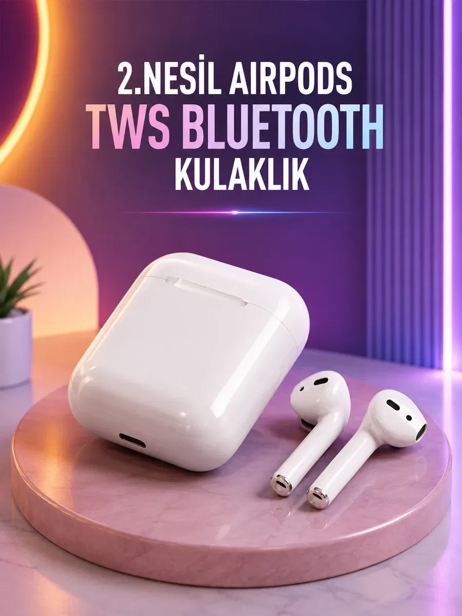 2. Nesil TWS Bluetooth Kulaklık Yüksek Ses Kaliteli