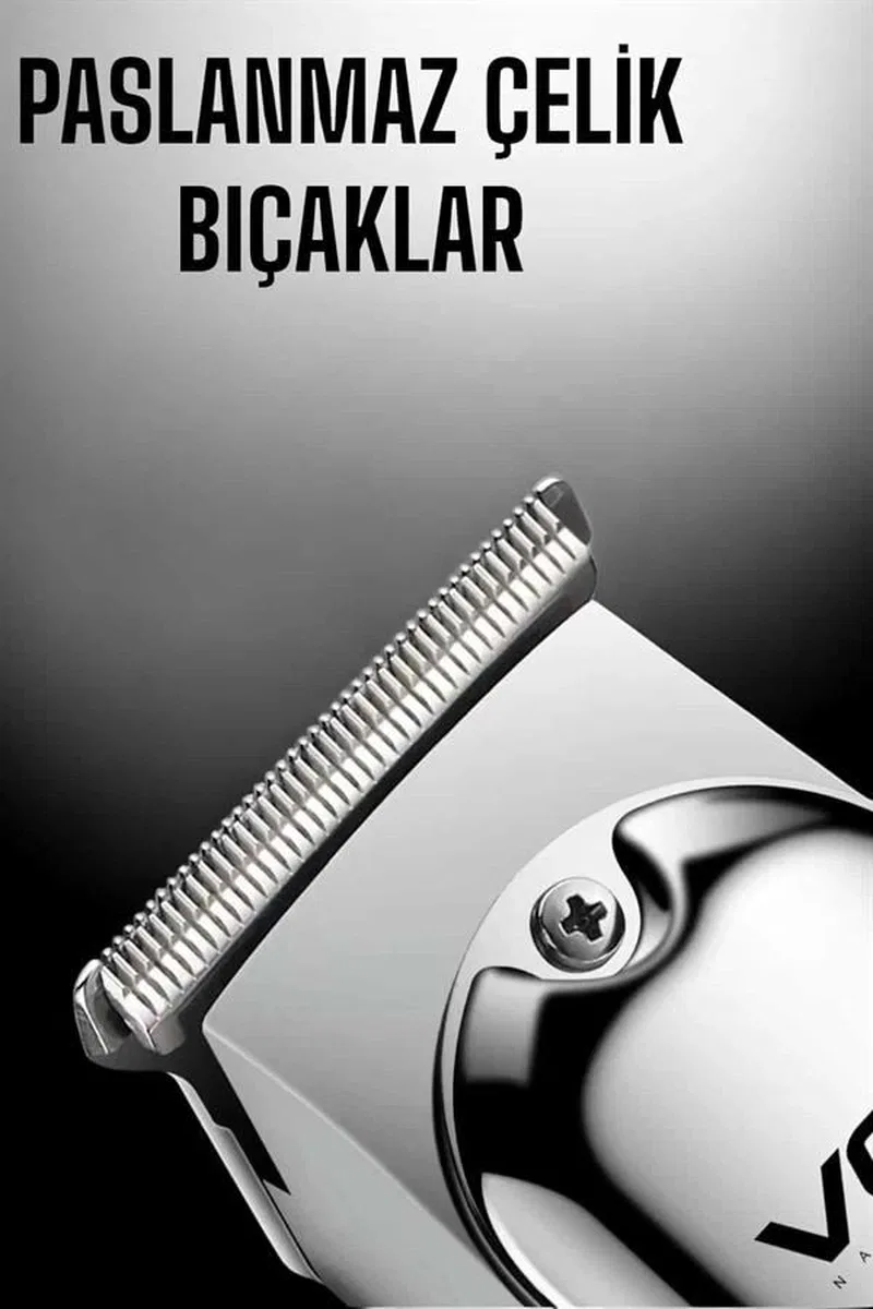 Tıraş Makinesi Paslanmaz Çelik Taraklı Güçlü Motor görsel 5