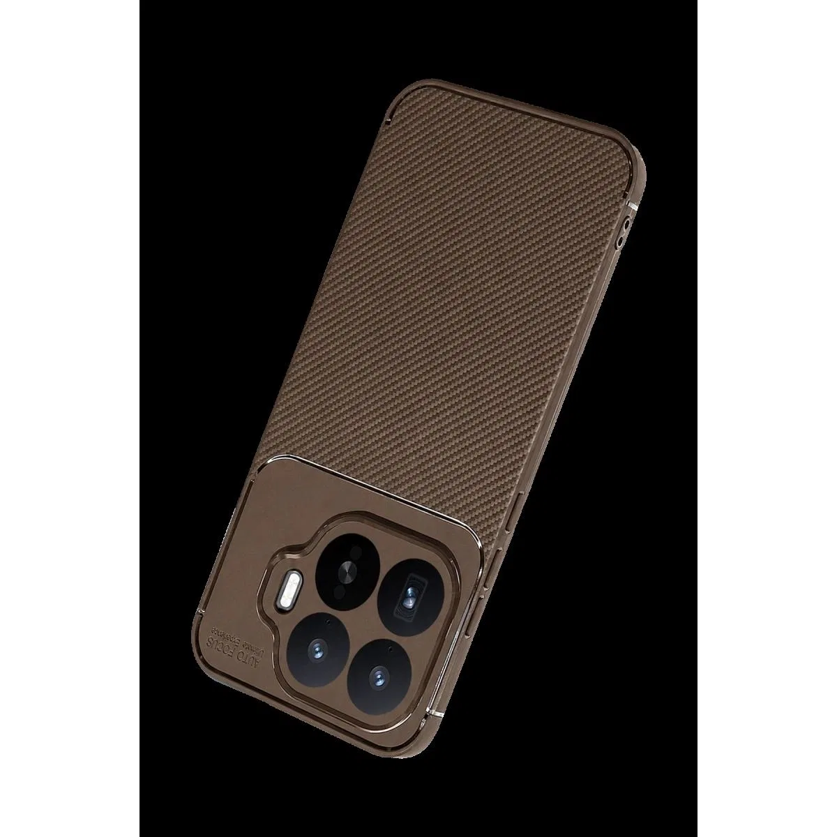 Xiaomi Mi 17t Auto Focus Karbon Kapak - Kahverengi görsel 3