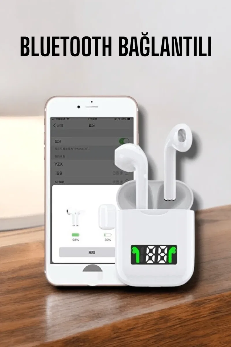 Suya Dayanıklı, Android ve iOS Uyumlu Bluetooth 5. 0 Kulaklık görsel 3