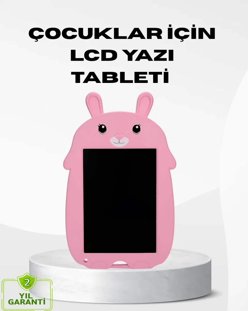 Çocuklar İçin LCD Yazı Tableti Hafif Ekran Kilitli Çizim ve Eğitim Tableti