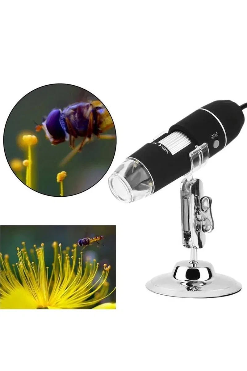 1600x Usb Dijital Mikroskop Kamera Endoskop 8led Büyüteç Metal Standı görsel 4