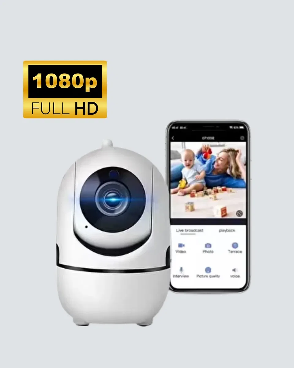 360° Dönen Akıllı WiFi Kamera – Uzaktan Kontrol ve İki Yönlü Ses Özellikli görsel 4