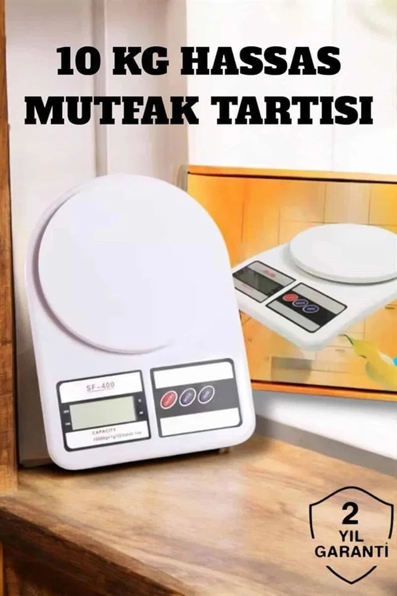 Net Lcd Ekran Ve Otomatik Kapanma Özelliği İle Uzun Ömürlü Dijital Mutfak Tartısı görsel 2