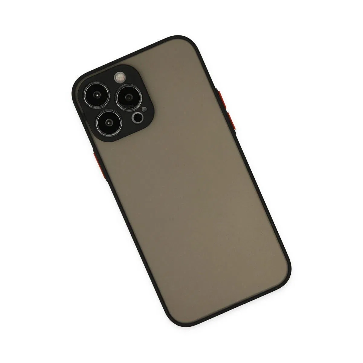 Apple İphone 13 Pro Kılıf Montreal Silikon Kapak - Siyah görsel 3
