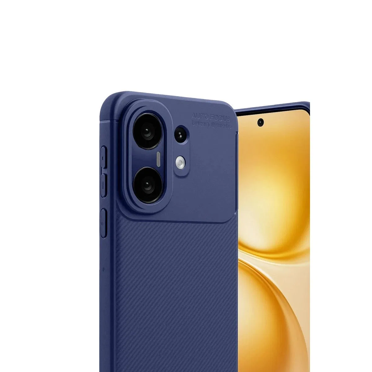 Vivo X200 Fe Auto Focus Karbon Kapak - Lacivert görsel 3