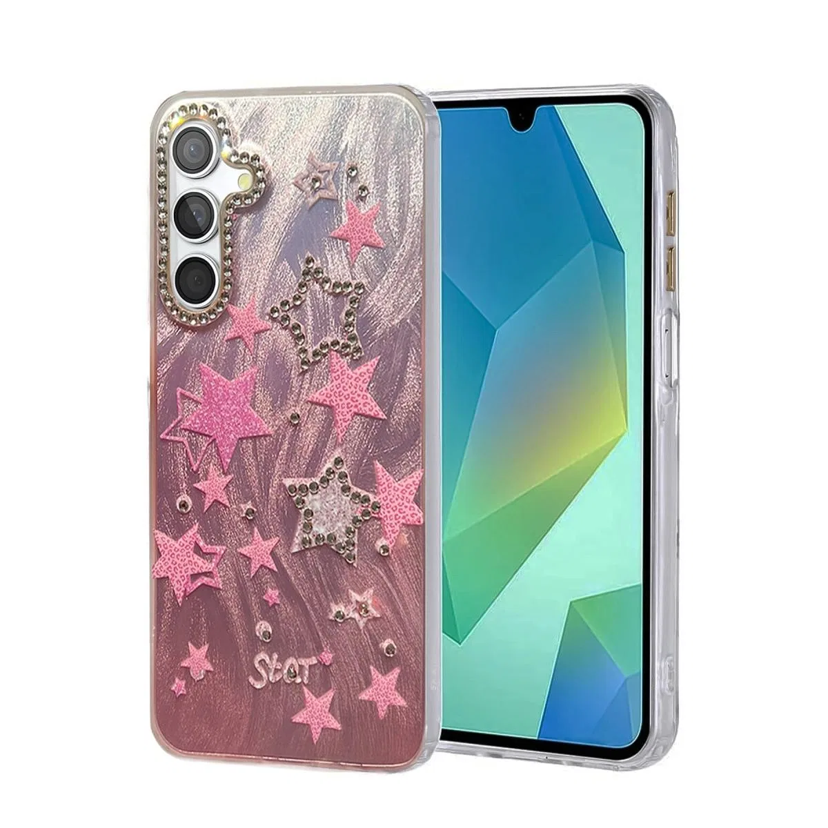Samsung Galaxy A14 4g Kılıf Blade Aynalı Desenli Kapak - Desen 7