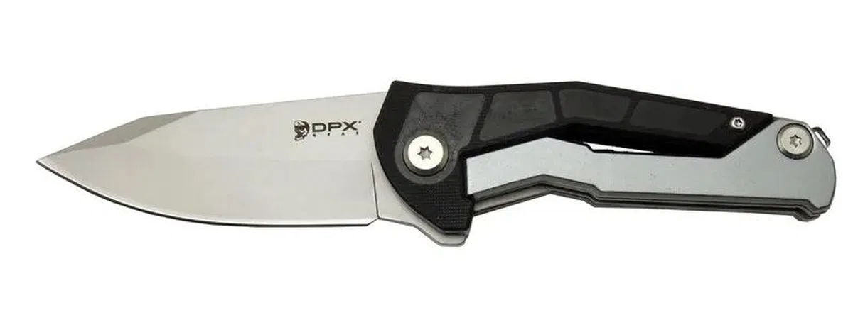 Dpxgear Sugga 915b Bk Siyah Ampampamp Beyaz Kamp / Outdoor Çakı 17, 5cm - Yarı Otomatik, Kemerlikli, Kutulu