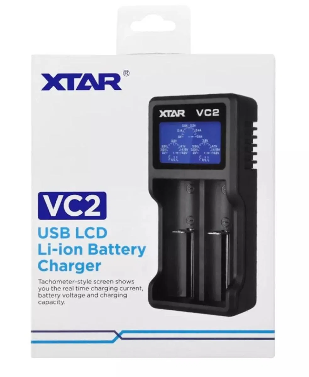 Xtar Vc2 İkili Li-ion Pil Şarj Cihazı görsel 2