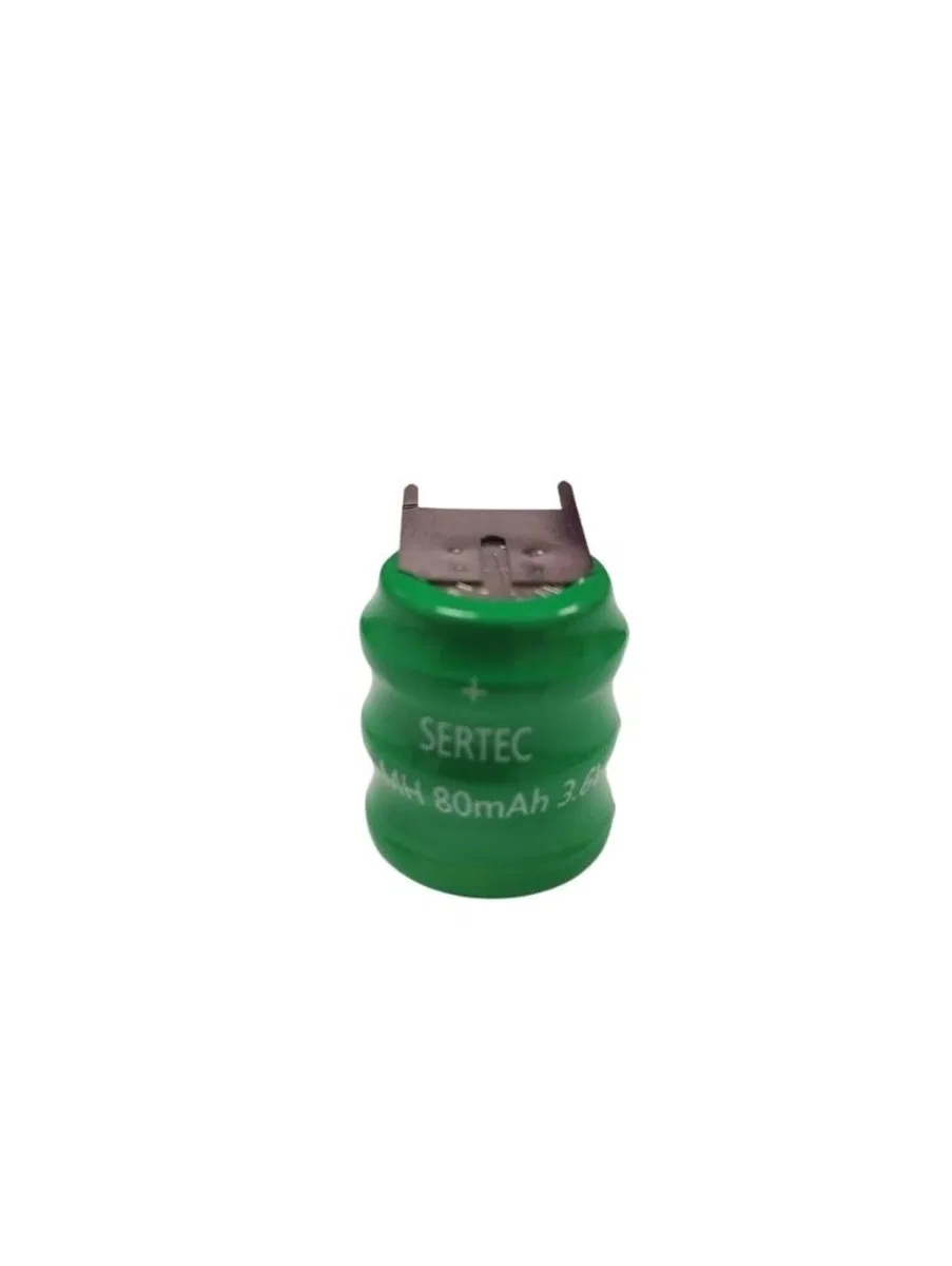 Sertec - 3. 6v 3s1p 80 Mah 3 Pin Nı-mh Buton Pil