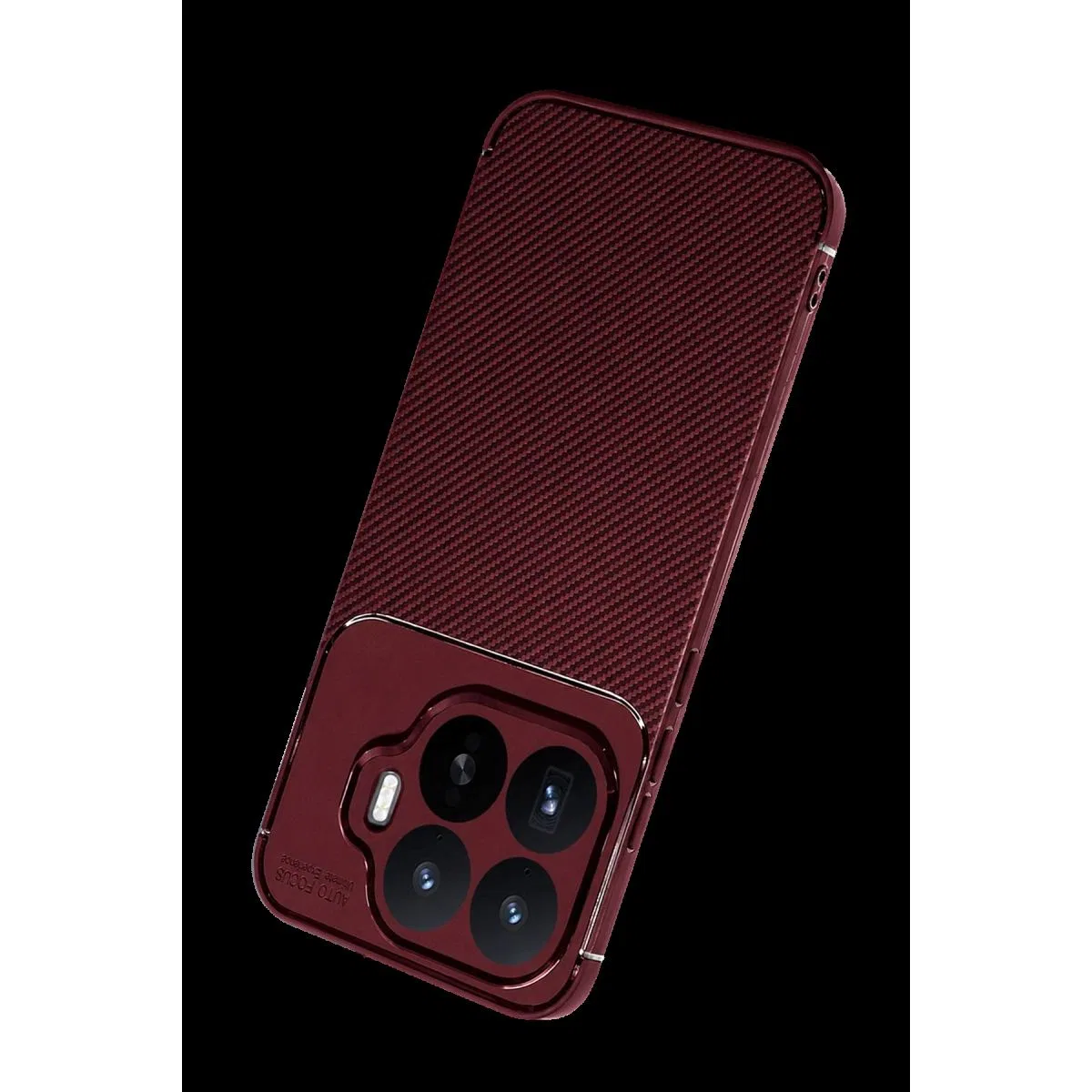 Newface Xiaomi Mi 17t Auto Focus Karbon Kapak - Bordo görsel 3