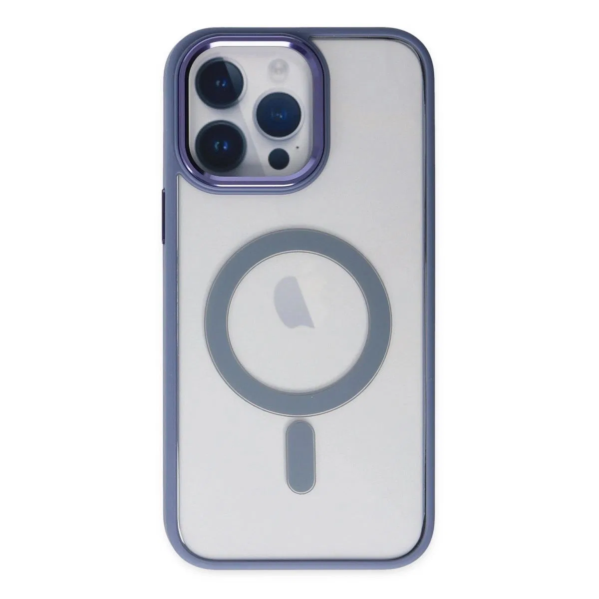 Apple İphone 14 Pro Kılıf Room Magneticsafe Silikon - Sierra Blue görsel 2