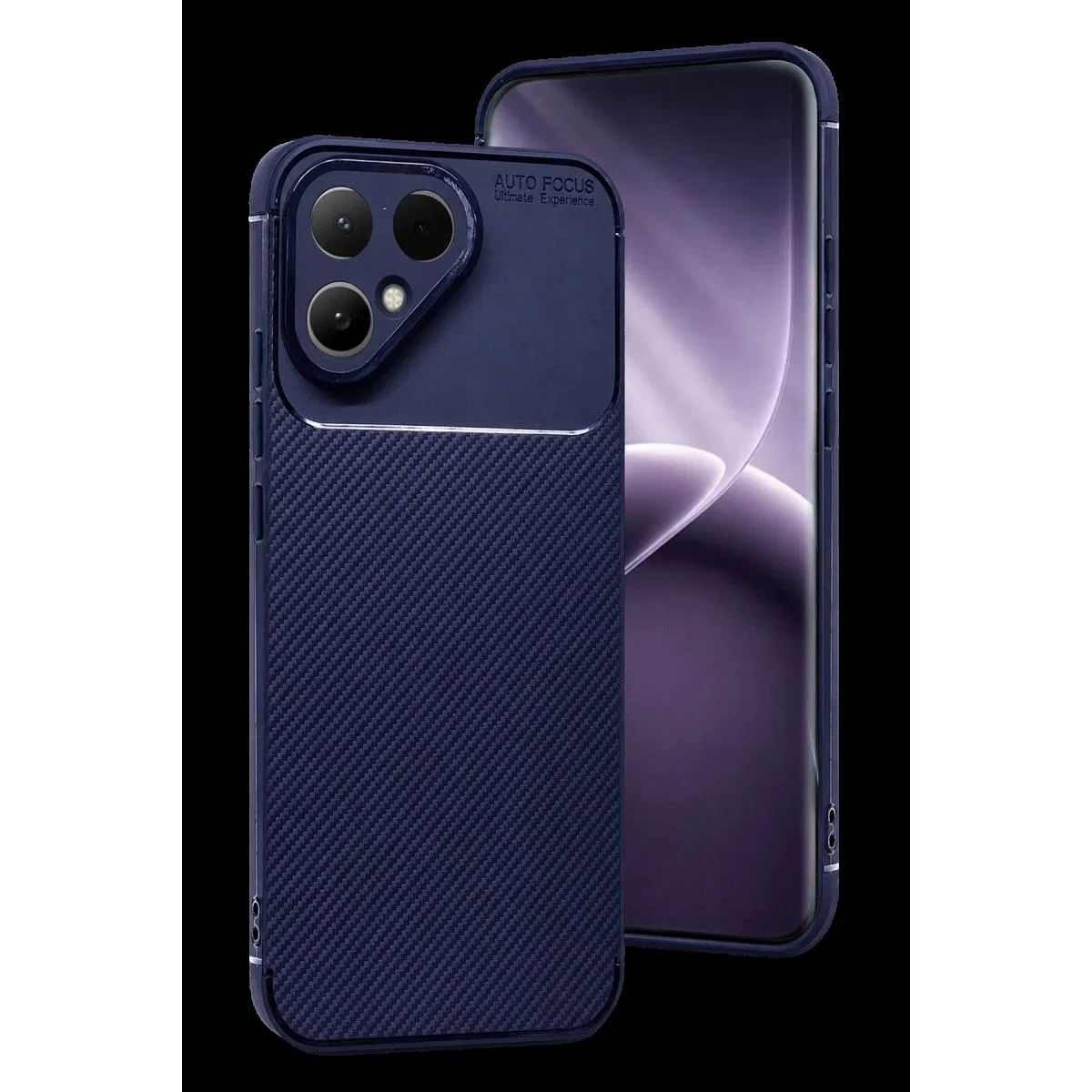 Tecno Pova Curve 2 5g Auto Focus Karbon Kapak - Lacivert
