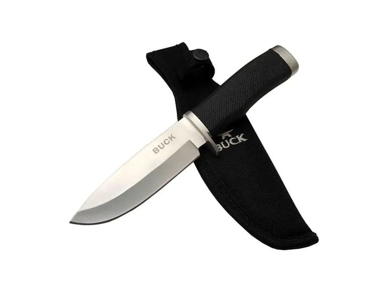 7-7 Siyah Av / Outdoor Bıçak 22cm - Siyah Sap, Kılıflı