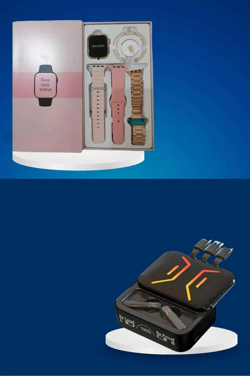 Wireless Şarjlı Akıllı Saat ve Dijital Göstergeli Kablosuz Bluetooth Kulaklık Nabız Ölçer görsel 4
