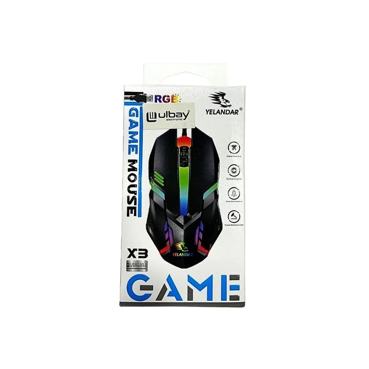 RGB Kutulu Oyuncu Mouse görsel 2