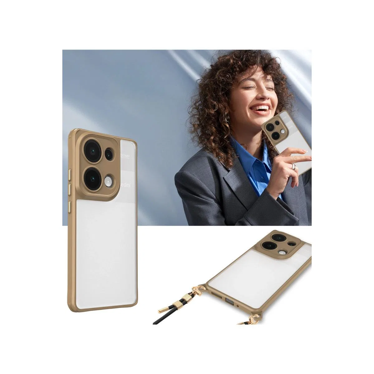 Xiaomi Redmi Note 13 Pro 4g Kılıf Penta Silikon Kılıf - Siyah görsel 3