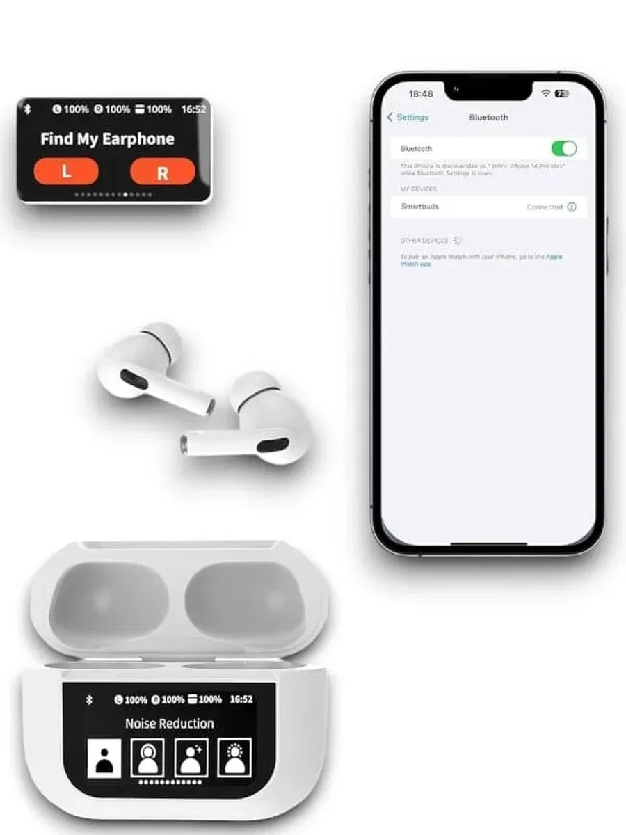 EKRANLI BLUETOOTH KULAKLIK görsel 3