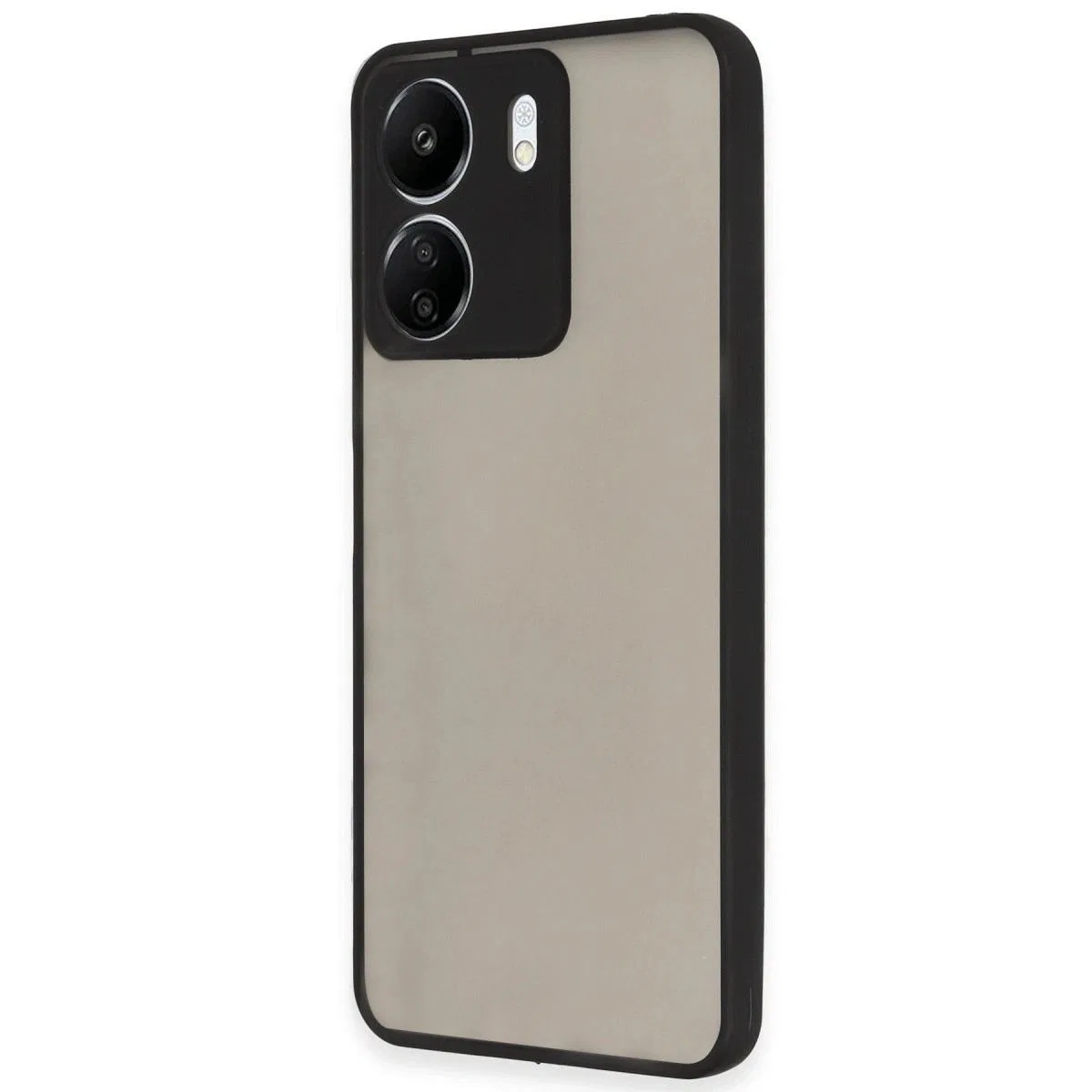 Xiaomi Redmi 13c Kılıf Montreal Silikon Kapak - Siyah görsel 2