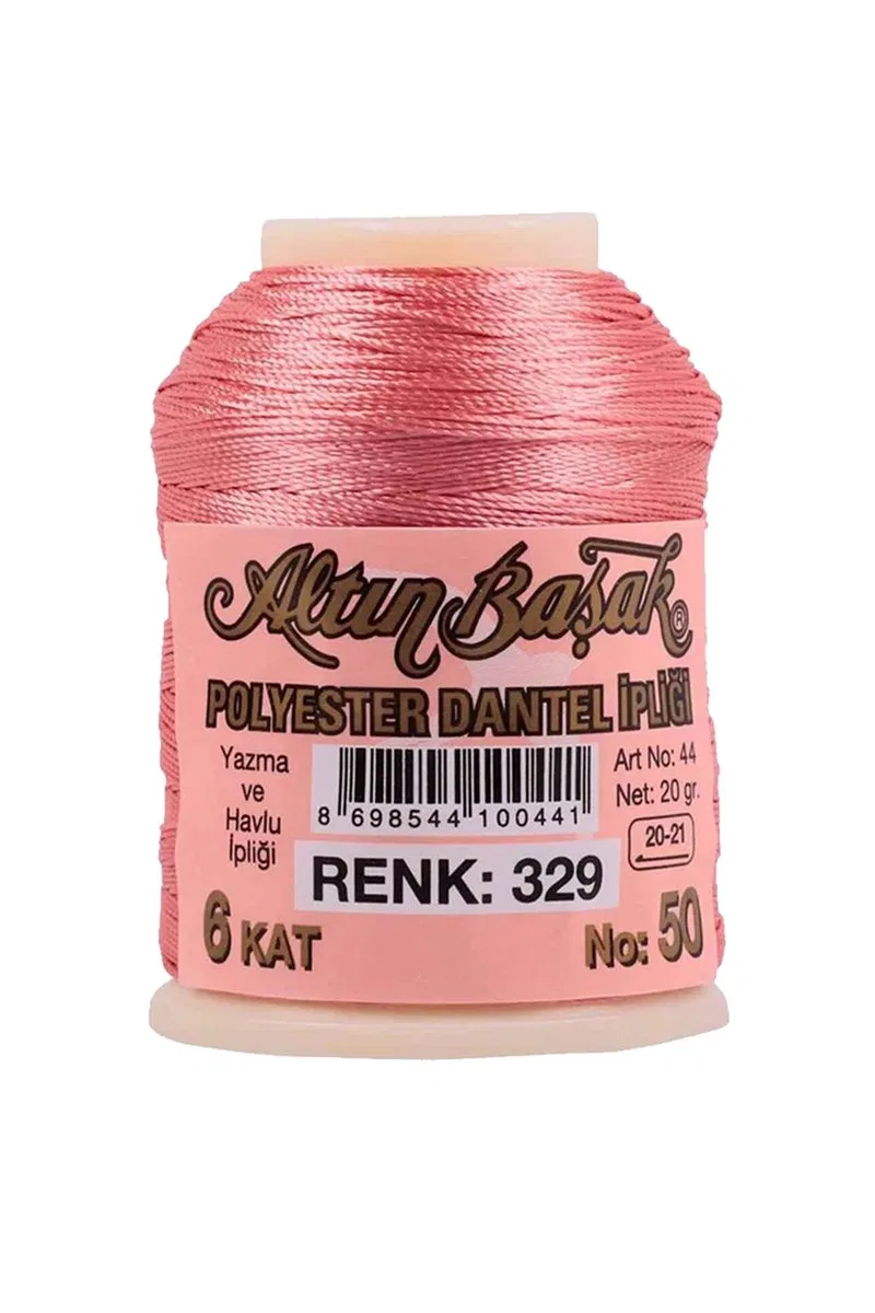 3 Adet Altınbaşak Oya ve Dantel İpi 20 gr - Royaleks - No: 329 görsel 3