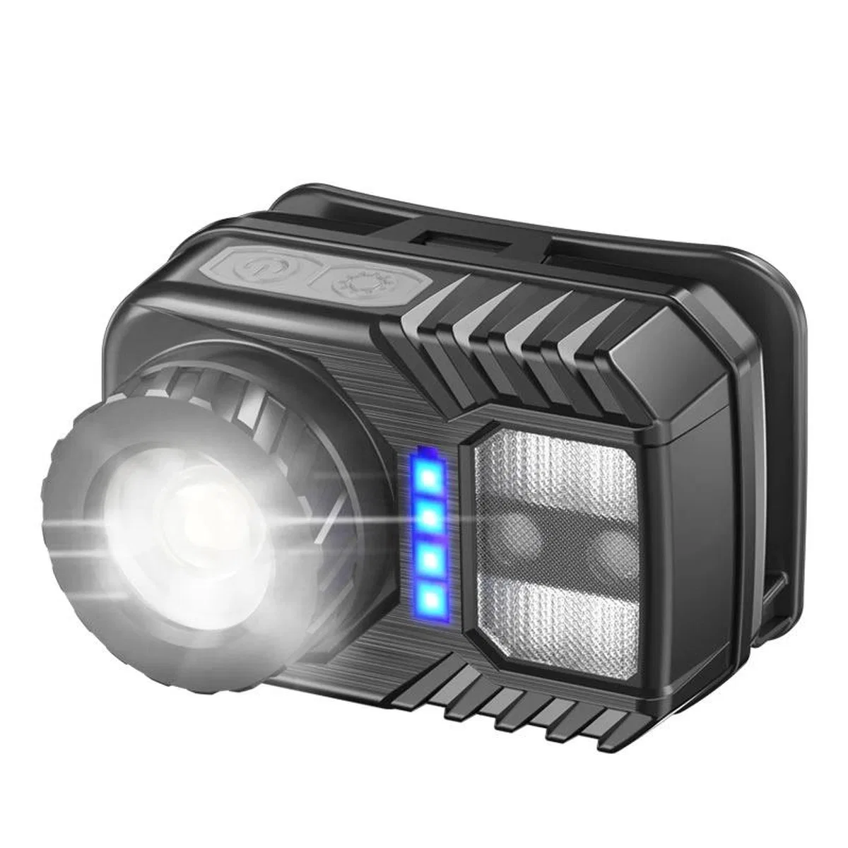 Ps-571 Sensör Xpg Cob Led Usb Şarj Edilebilir Lityum Pilli Zoomlu Kafa Lambası görsel 2