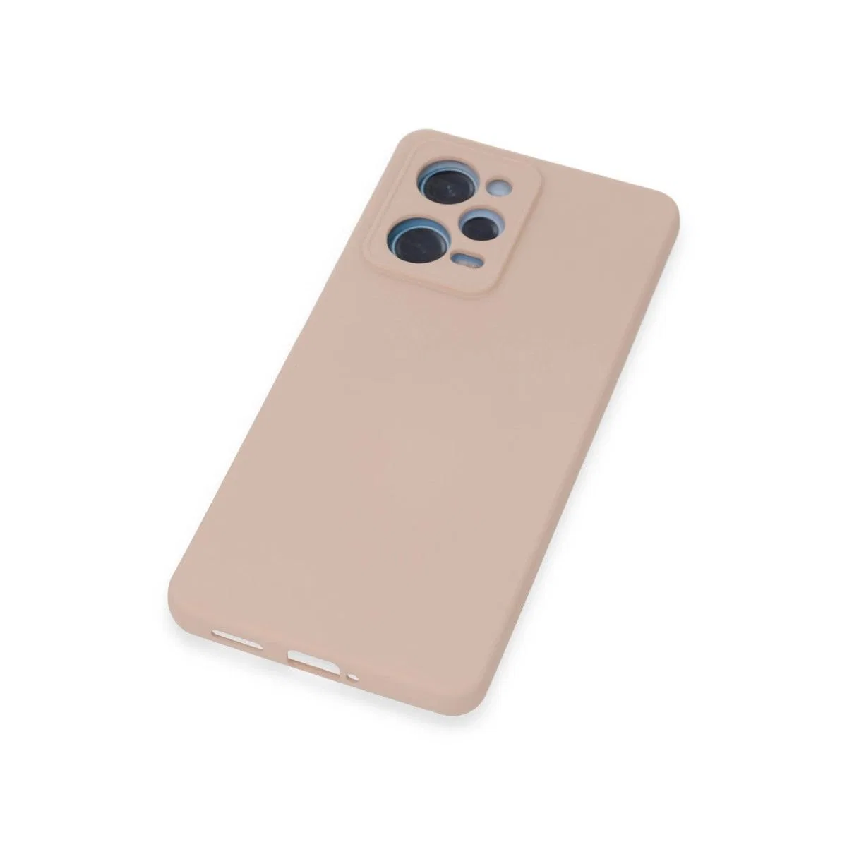Xiaomi Redmi Note 12 Pro 5g Kılıf Nano İçi Kadife Silikon - Pudra görsel 5