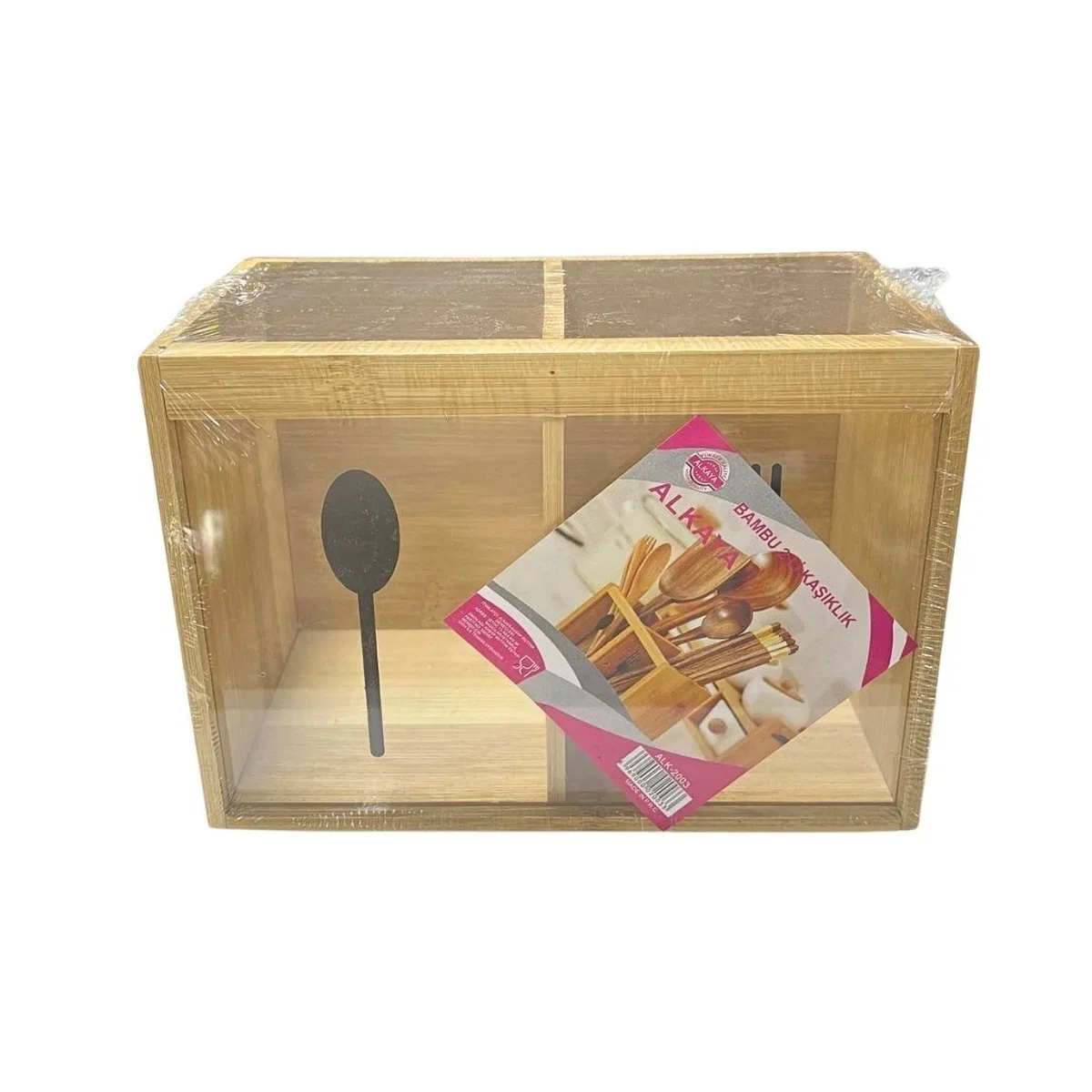 2 Bölmeli Ahşap Kaşıklık görsel 2