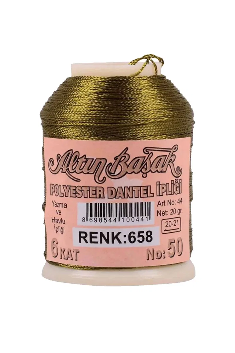 3 Adet Altınbaşak Oya ve Dantel İpi 20 gr - Royaleks - No: 548 - 830 - 658 görsel 5