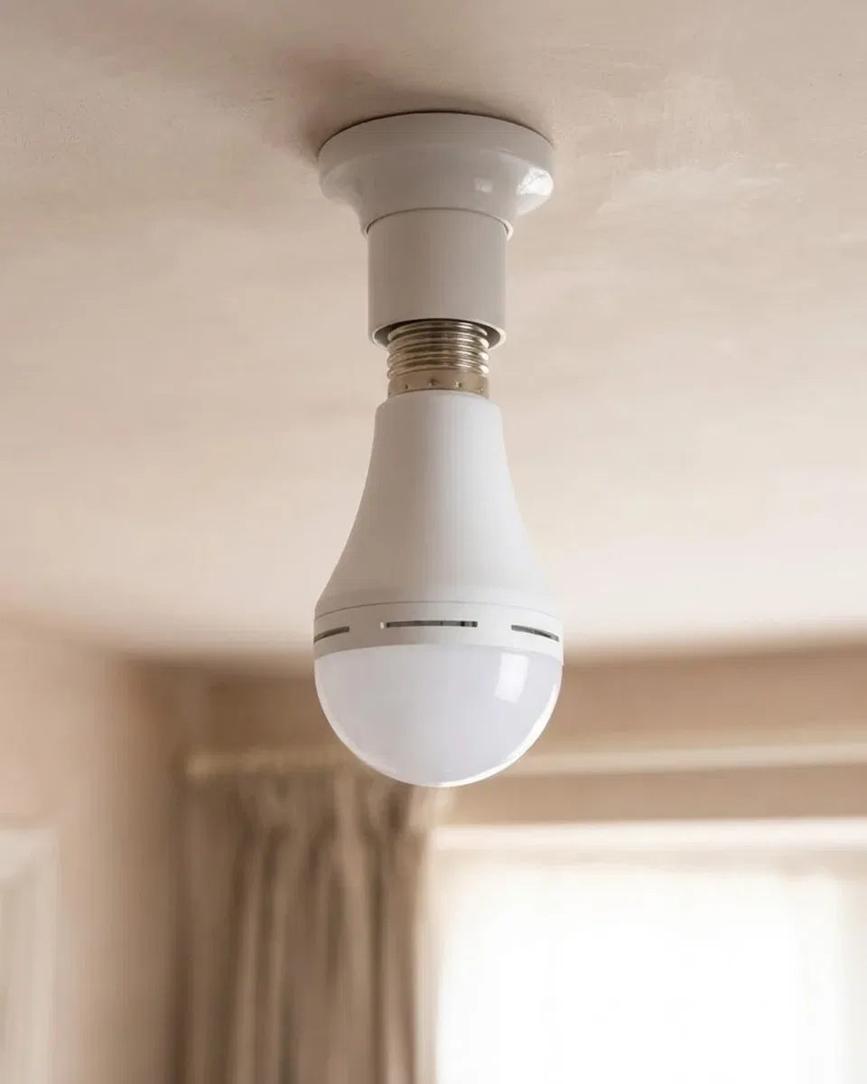 Enerji Tasarruflu Şarjlı Ampul 35W Soğuk Beyaz E27 Duy Yüksek Performans