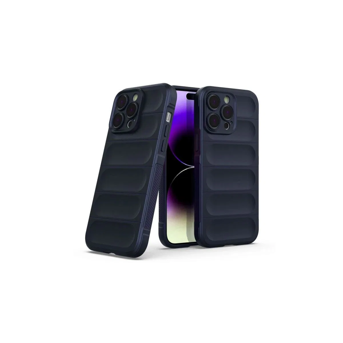 Apple İphone 15 Pro Kılıf Optimum Silikon - Lacivert görsel 3