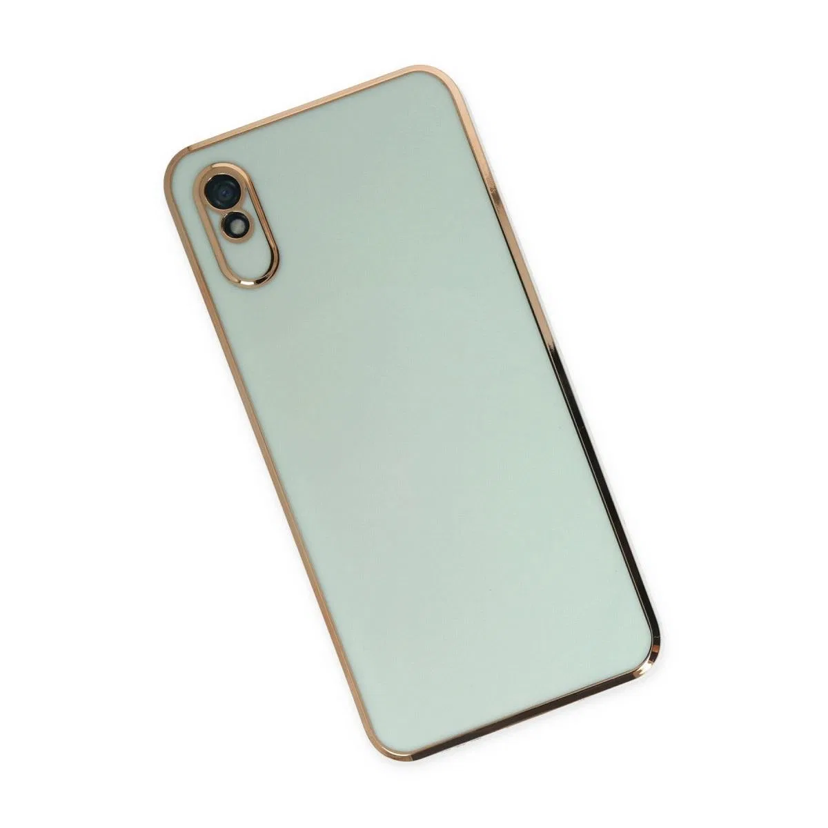 Xiaomi Redmi 9a Kılıf Volet Silikon - Açık Yeşil görsel 2