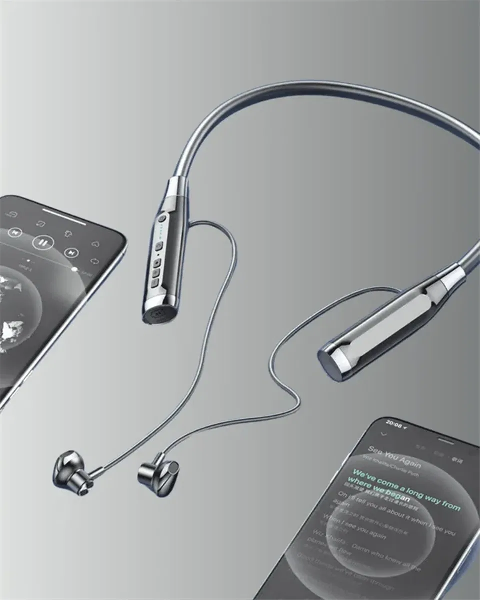 120 Saat Pil Ömrüyle Boyun Askılı Bluetooth Kulaklık – Spor ve Günlük Kullanım İçin görsel 4