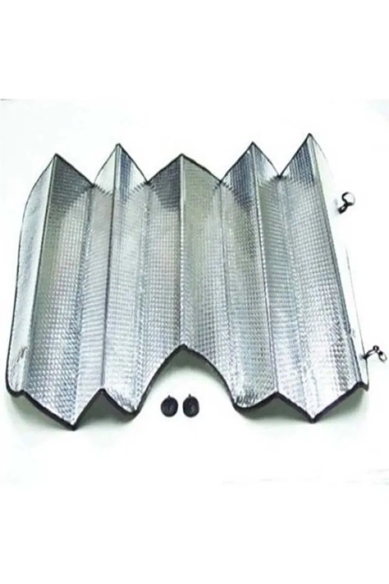 Oto Güneşlik Balonlu Çift Taraflı Alüminyum Folyo Kaplı Oto Güneşlik 130x60 Cm Royaleks-80740 görsel 2