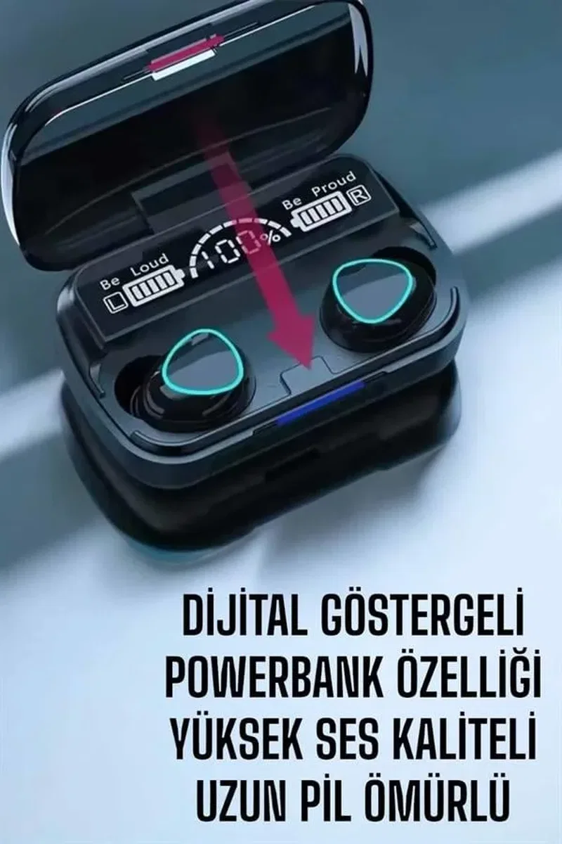 Bluetooth Bağlantılı Suya Dayanıklı, Uzun Pil Ömürlü Kablosuz Kulaklık görsel 4