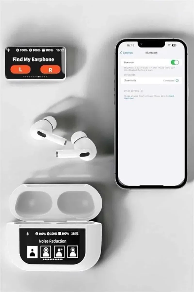 Bluetooth Kulaklık Kulakiçi Güçlü Ses Kaliteli Sesli Asistan görsel 3