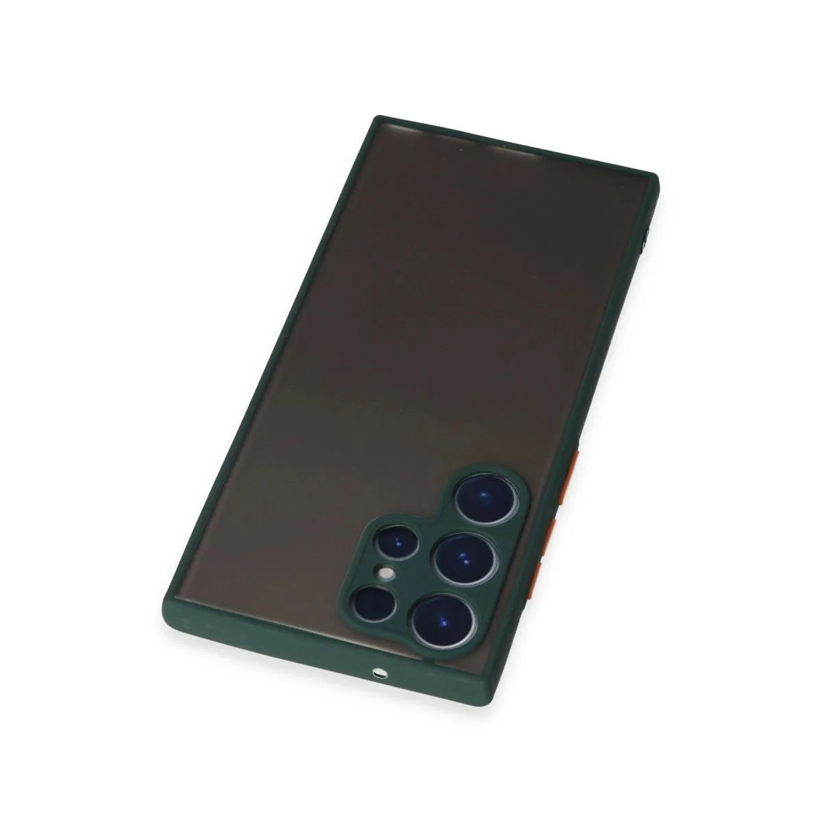 Samsung Galaxy S22 Ultra Kılıf Montreal Silikon Kapak - Yeşil görsel 3