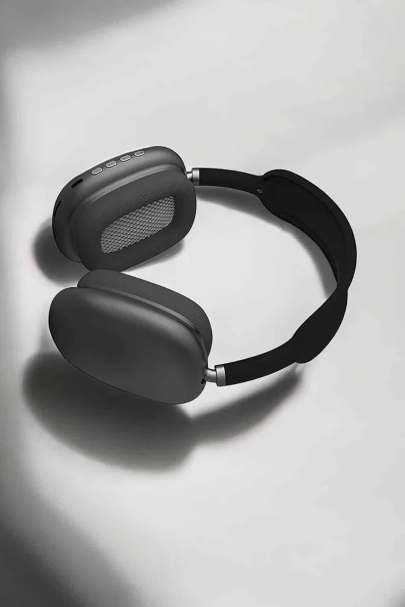 P9 Plus Hi-fi Ses Kalitesi Ayarlanabilir Mikrofonlu Bluetooth Kulaklık Siyah görsel 3